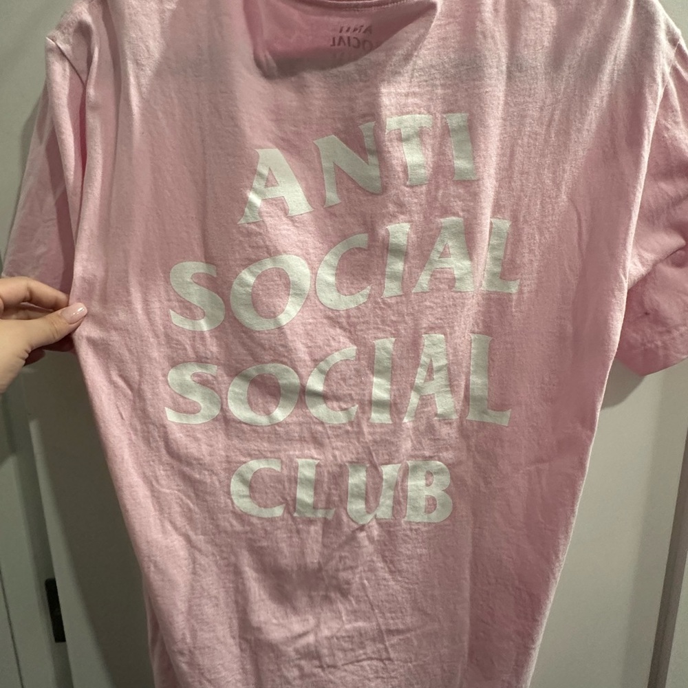 Anti Social Social Club Pink T Shirt